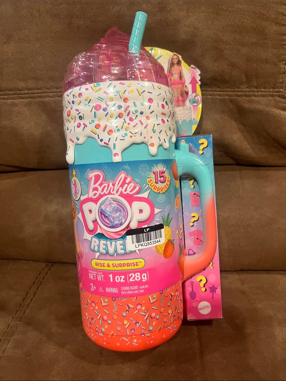 Mattel Barbie Pop Reveal Surprise Mug - Pink, Teal, Orange